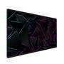 Mouse Pad Gamer Speed Extra Grande Desk Pad Profissional Premium Com Borda Costurada 90x40  - Triangulo Neon Roxo