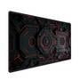 Mouse Pad Gamer Speed Extra Grande Desk Pad Profissional Premium Com Borda Costurada 60x30 - Nave Door Vermelho