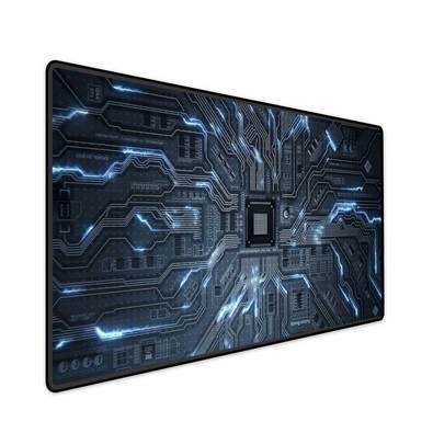 Mouse Pad Gamer Speed Extra Grande Desk Pad Profissional Premium Com Borda Costurada 70x30  - Processador