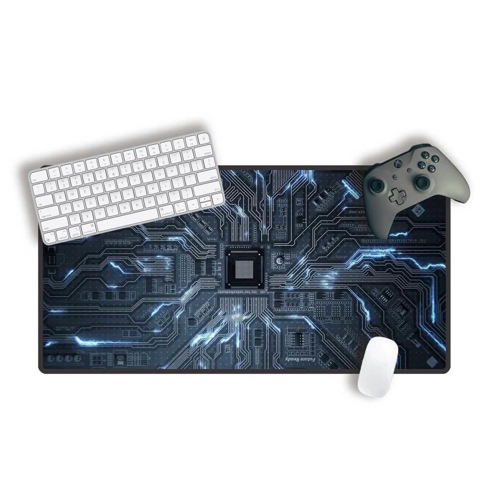 Mouse Pad Gamer Speed Extra Grande Desk Pad Profissional Premium Com Borda Costurada 70x30 - Processador Mouse Pad Gamer Speed Extra Grande Desk Pad Profissional Premium Com Borda Costurada 70x30 - Processador