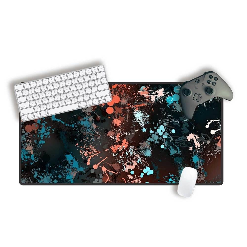 Mouse Pad Gamer Speed Extra Grande Profissional 120x40 - Mancha Tinta Mouse Pad Gamer Speed Extra Grande Profissional 120x40 - Mancha Tinta