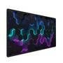Mouse Pad Gamer Speed Extra Grande Profissional 90x50  - Hexagonal Ciano E Roxo