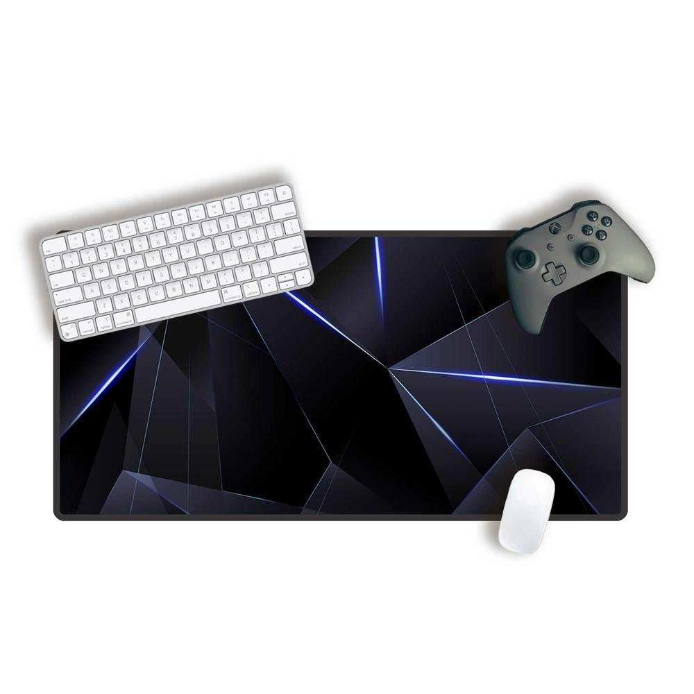 Imagem 2 de 2 do produto Mouse Pad Gamer Speed Extra Grande Profissional 90x50  - Mirror Azul