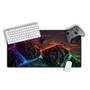 Mouse Pad Gamer Speed Extra Grande Desk Pad Profissional Premium Com Borda Costurada 120x60  - Neon Abstract Colors