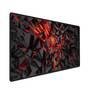 Mouse Pad Gamer Speed Extra Grande Desk Pad Profissional Premium Com Borda Costurada 120x60  - Mirror Vermelho