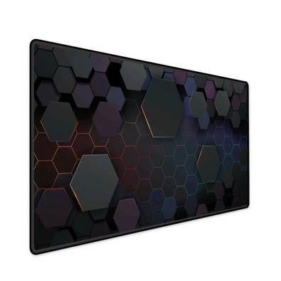 Mouse Pad Gamer Speed Extra Grande Profissional 120x60  - Hexagonal Flutuante