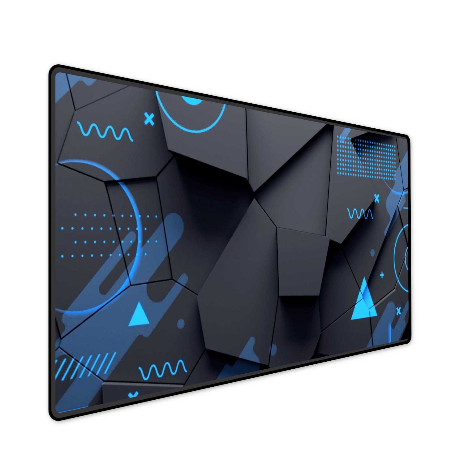 Mouse Pad Gamer Speed Extra Grande Desk Pad Profissional Premium Com Borda Costurada 70x30  - Origami