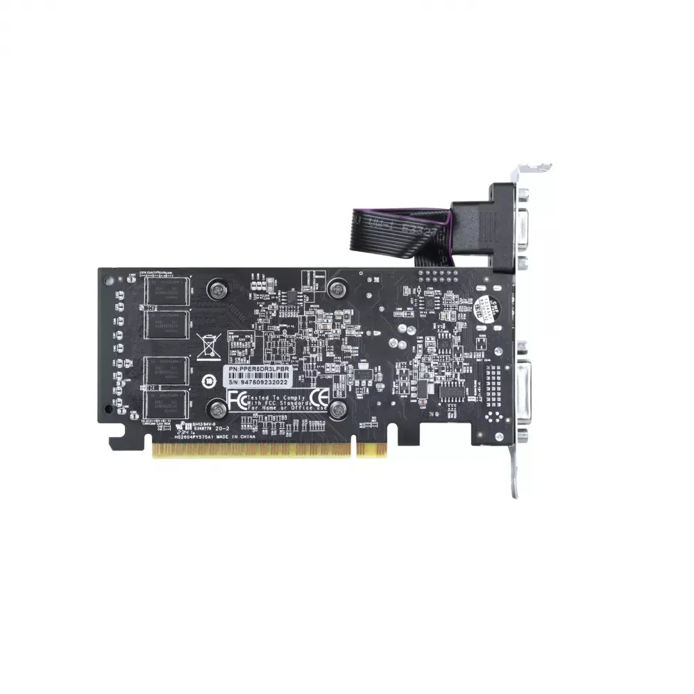Imagem 2 de 5 do produto Placa De Vídeo R5 220 Pcyes AMD Radeon 2GB, DDR3, 64 Bits - Pper5dr3lpbr