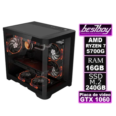 PC Gamer Ryzen 7 5700g Gtx 1060 KaBuM