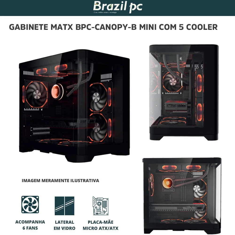 PC Gamer Ryzen 7 5700g Gtx 1060 KaBuM