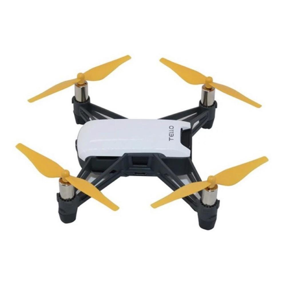 Imagem 2 de 2 do produto Kit 4 Hélices De Reposição Drone Dji Tello Cor: Amarelo