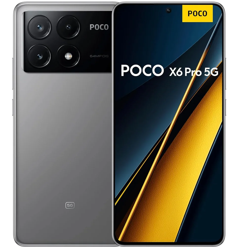 Imagem 3 de 4 do produto Smartphone Xiaomi Poco X6 Pro, 256GB, 8GB RAM, Câmera Tripla 64MP, Tela 6.67", Cinza