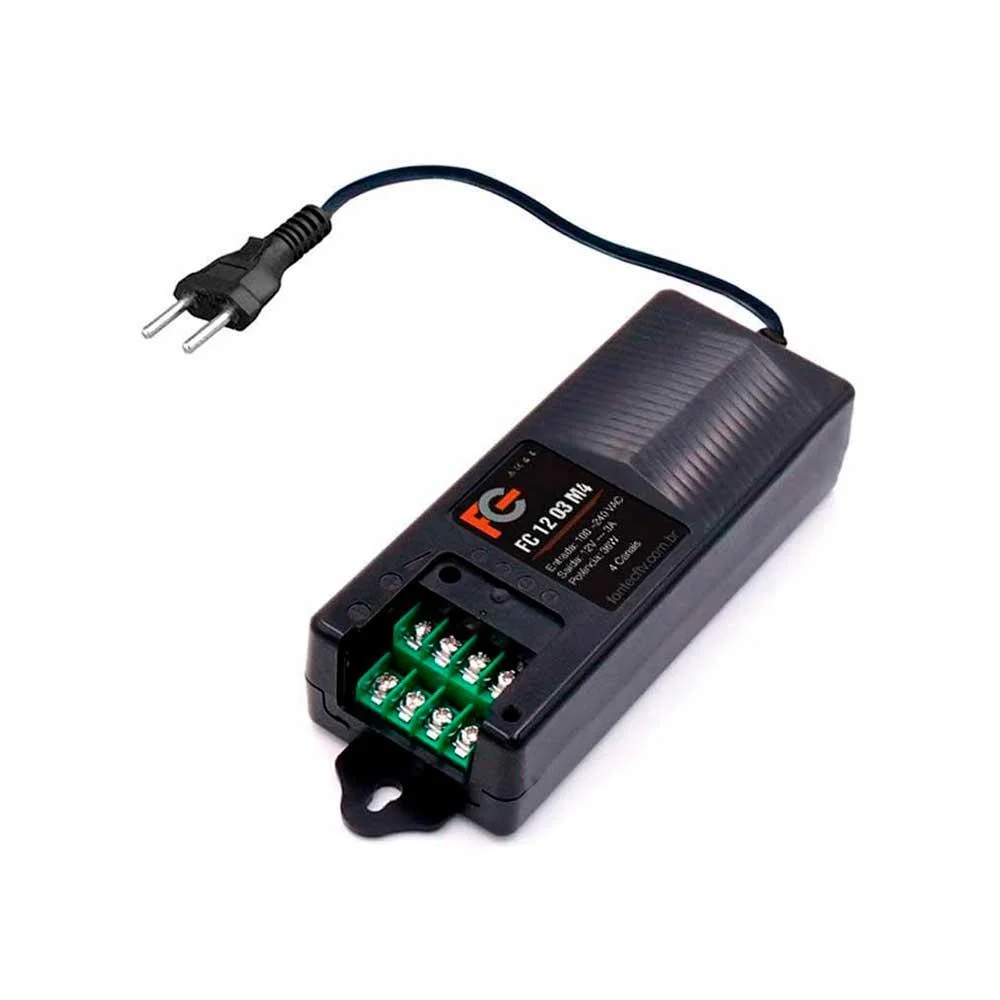 Fonte Nobreak Multissaida, 12v, 05a, 3 Saidas Fonte Nobreak Multissaida, 12v, 05a, 3 Saidas