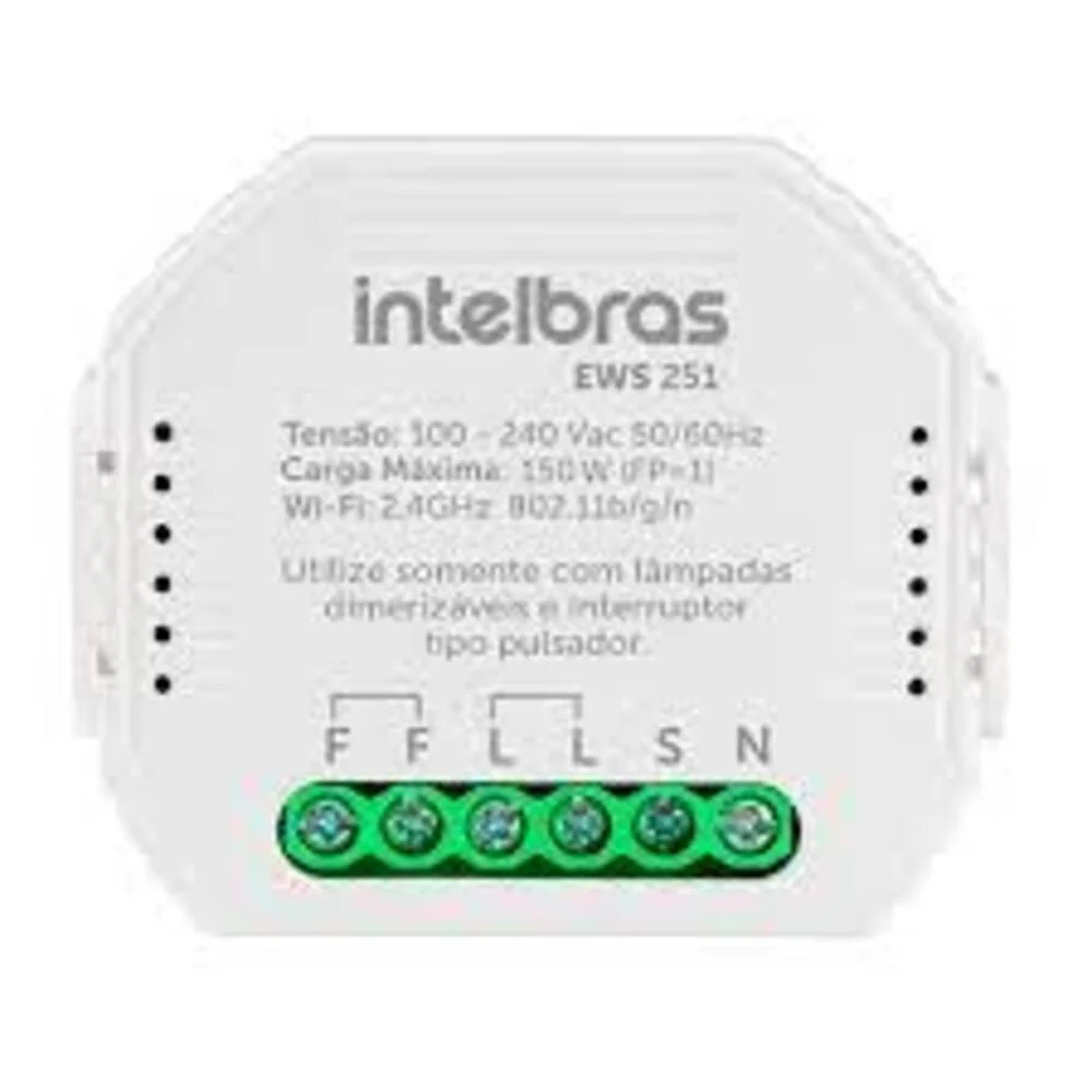 Controlador Dimmer Smart WIFI, Ews 251 Controlador Dimmer Smart WIFI, Ews 251