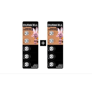 Kit Com 2 - Bateria De Lítio 2032 Duracell - Cartela Com 5