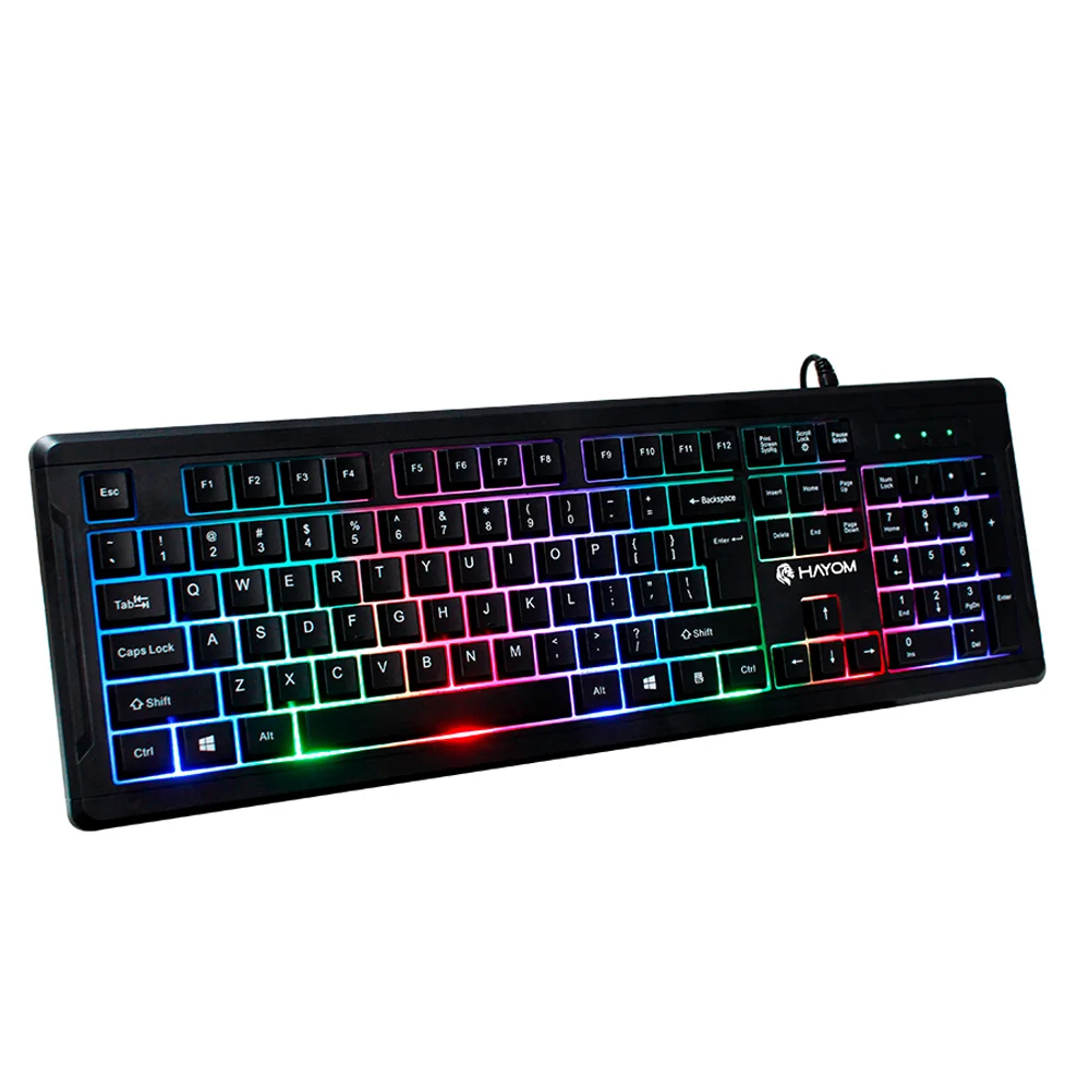 Imagem 4 de 5 do produto Kit Teclado + Mouse Gamer Hayom USB