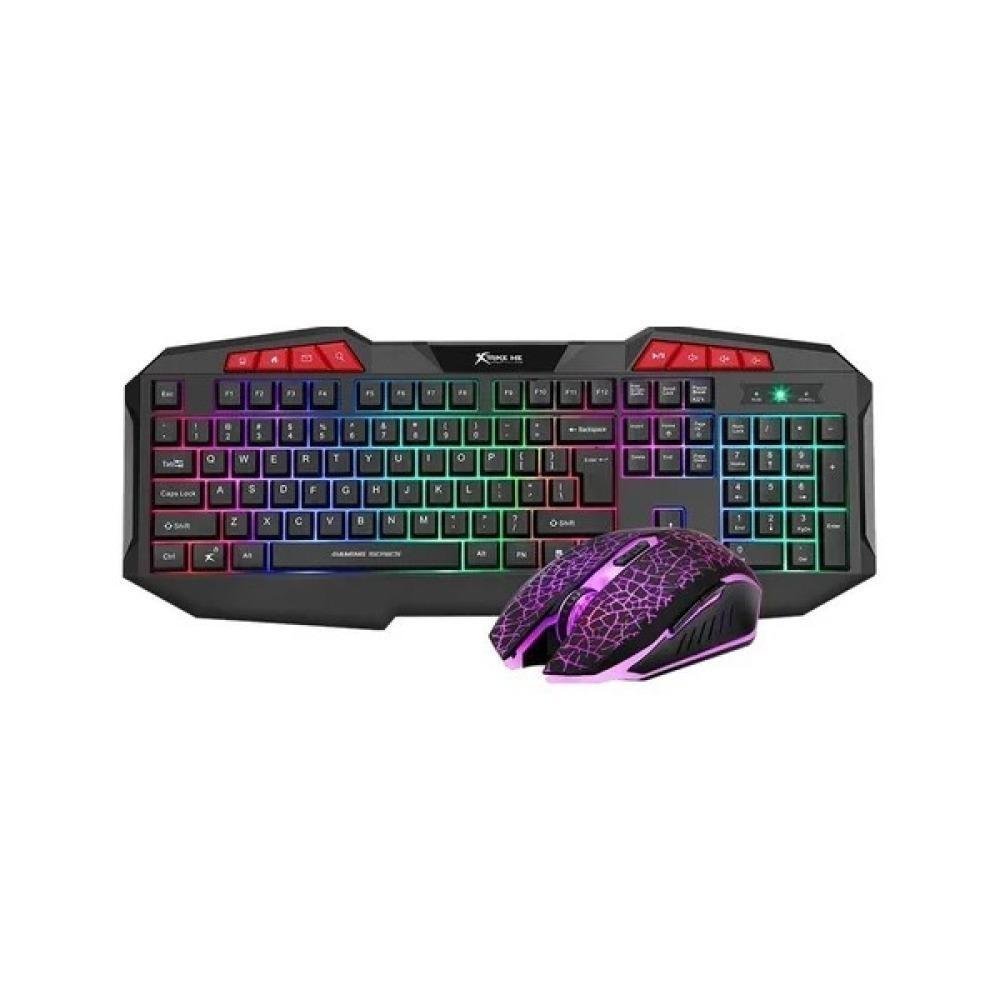 Kit Gamer Xtrike Me Mk-503 RGB Teclado Multi  + Mouse 3200 Dpi