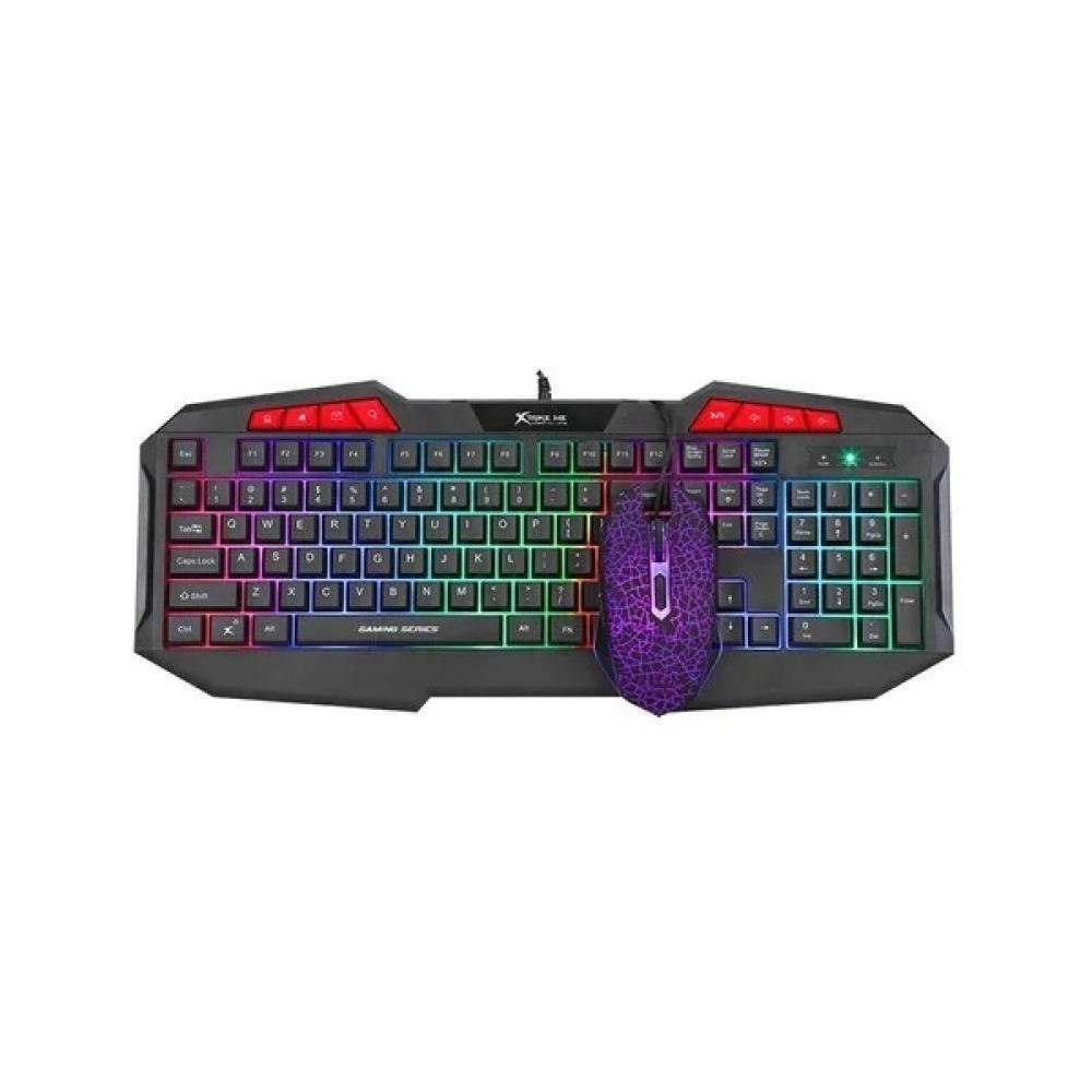 Kit Gamer Xtrike Me Mk-503 RGB Teclado Multi  + Mouse 3200 Dpi
