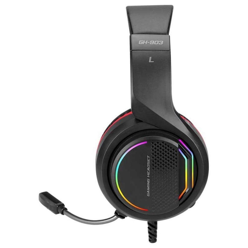 Imagem 5 de 5 do produto Headset Gamer Xtrike Me Gh-903, Blacklit, RGB, USB 7.1