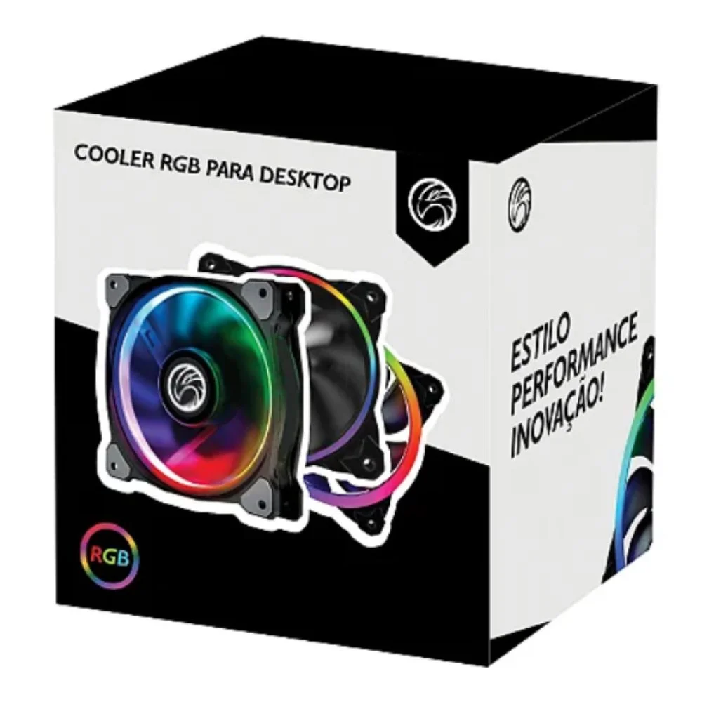 Imagem 3 de 5 do produto Kit Cooler RGB Brazil PC- Bpc-kdl1252-aRGB Fan