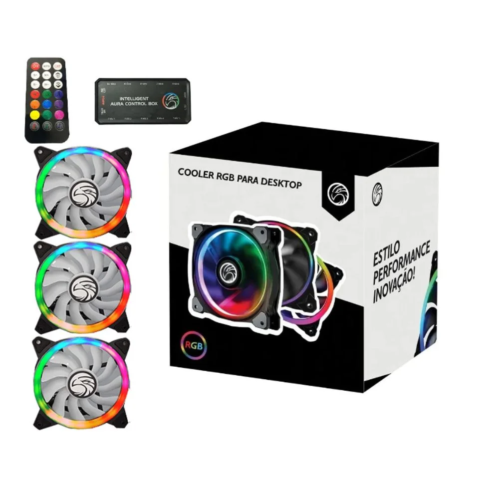 Imagem 5 de 5 do produto Kit Cooler RGB Brazil PC- Bpc-kdl1252-aRGB Fan