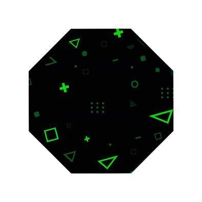 Tapete Gamer Premium Protetor De Piso Quarto Escritório - Geometrico