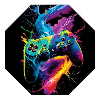Tapete Gamer Premium Protetor De Piso Quarto Escritório - Controle Os