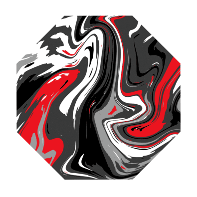 Tapete Gamer Premium Protetor De Piso Quarto Escritório - New Preto E Vermelho