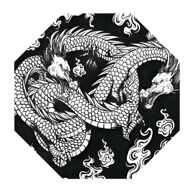 Tapete Gamer Premium Protetor De Piso Quarto Escritório - Dragão Chines