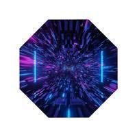 Tapete Gamer Premium Protetor De Piso Quarto Escritório - Abstrato Roxo