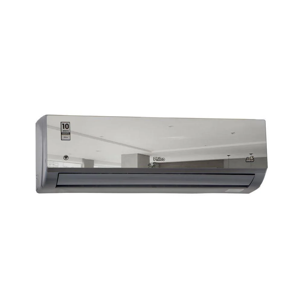 Imagem 3 de 5 do produto Ar Condicionado Split Inverter Philco Espelhado, 12000 BTUs, 220v, Quente E Frio - Pac12000iqfm15e