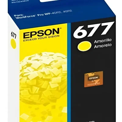 Cartucho Epson 677 T677420 Amarelo