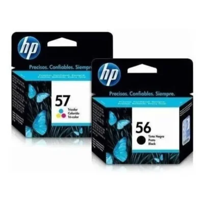 Cartucho De Tinta Hp 56 Preto C6656a E 57 Color C6657a | Deskjet 5150 5850 9650