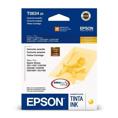 Cartucho De Tinta Epson To63420 Amarelo | Epson Stylus C67 C87 Cx3700