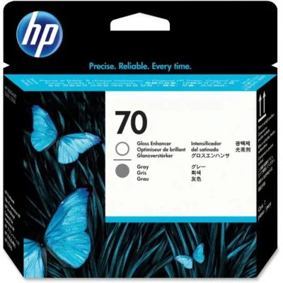 Cabeça De Impressão Hp 70 Gloss Enhancer E Gray C9410a | Designjet Z2100 Z5200 Z5400