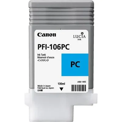 Cartucho De Tinta Canon Pfi-106 Ciano Fotográfico Pfi-106pc | Ipf6300 Ipf6350 Ipf6400