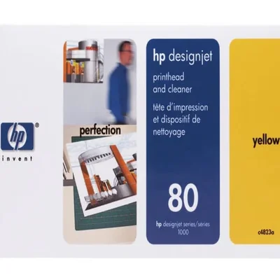 Cabeça De Impressão Hp 80 C4823a Amarelo | Designjet 1050 1055
