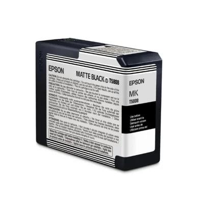 Cartucho De Tinta Epson T5808 Mate Preto | Stylus Pro 3880