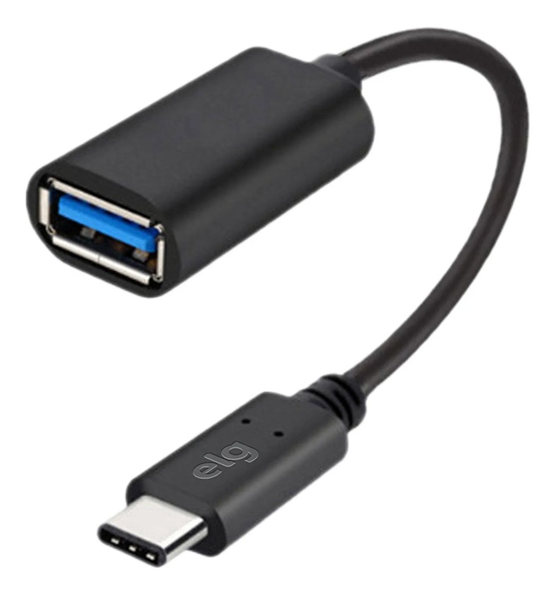 Cabo Adaptador Otg Usb, Transferência De Dados, Usb Tipo-c Para Usb 3.0, Plug And Play, Usbadp1, Elg