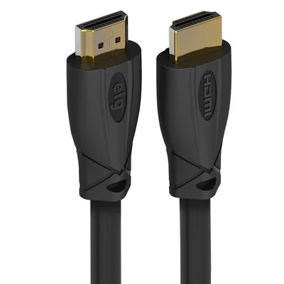 Cabo HDMI Alta Performance V2.1, 8k Ultra Hd 144hz, Arc E Ethernet, Conectores Banhados A Ouro 24k Com, Com 1,5 Metros Preto, Hd8k15, Elg
