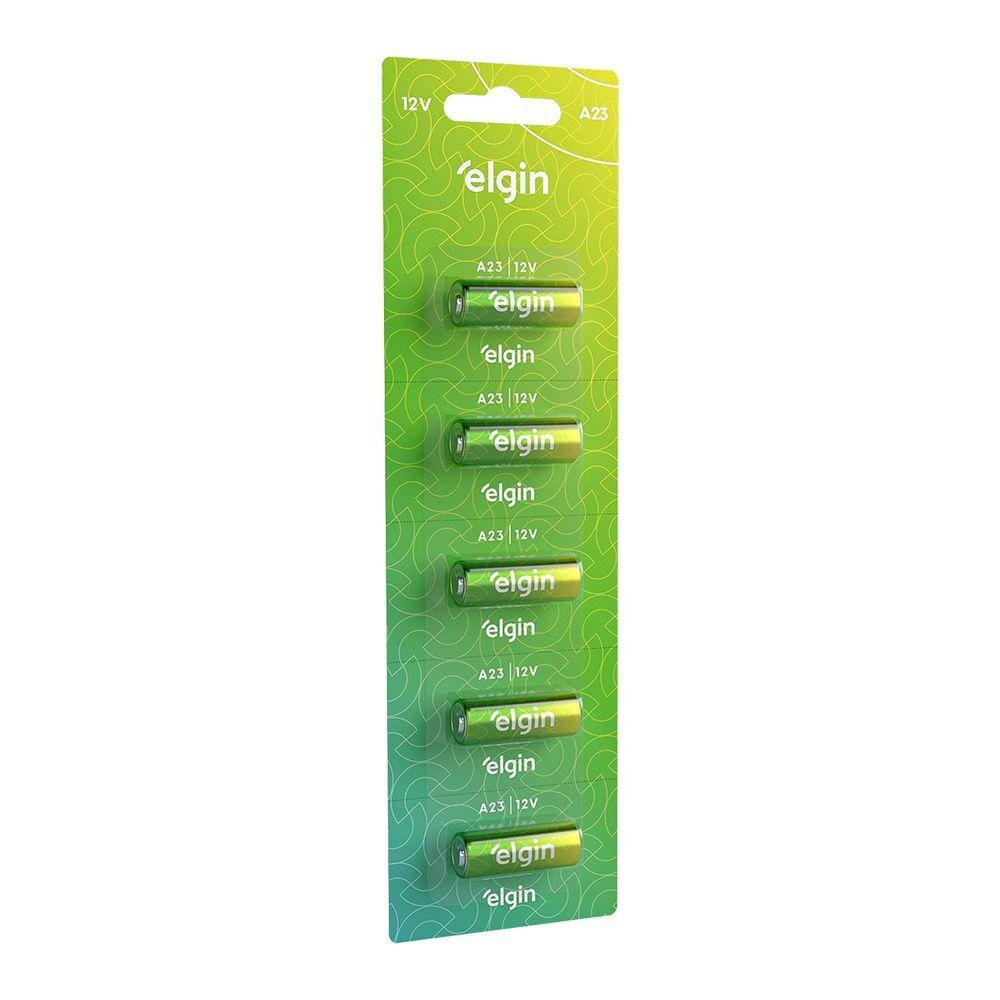 Bateria Alcalina Elgin A23 Blister Com 5 Unidades. Bateria Alcalina Elgin A23 Blister Com 5 Unidades.