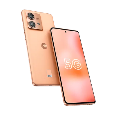 Smartphone Motorola Edge 40 Neo 5g - Peach Fuzz - Vegan Leather, 256gb, Ram 8gb, Câmera Dupla 50 Mp + 13 Mp, Selfie 32mp E Tela De 6,55"
