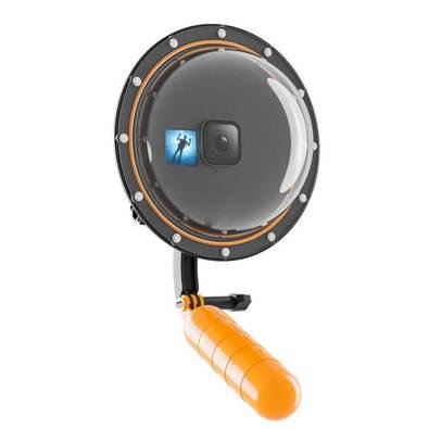 Dome Para Gopro Hero 12 / 11 / 10 / 9 Black Com Modo Selfie - Telesin