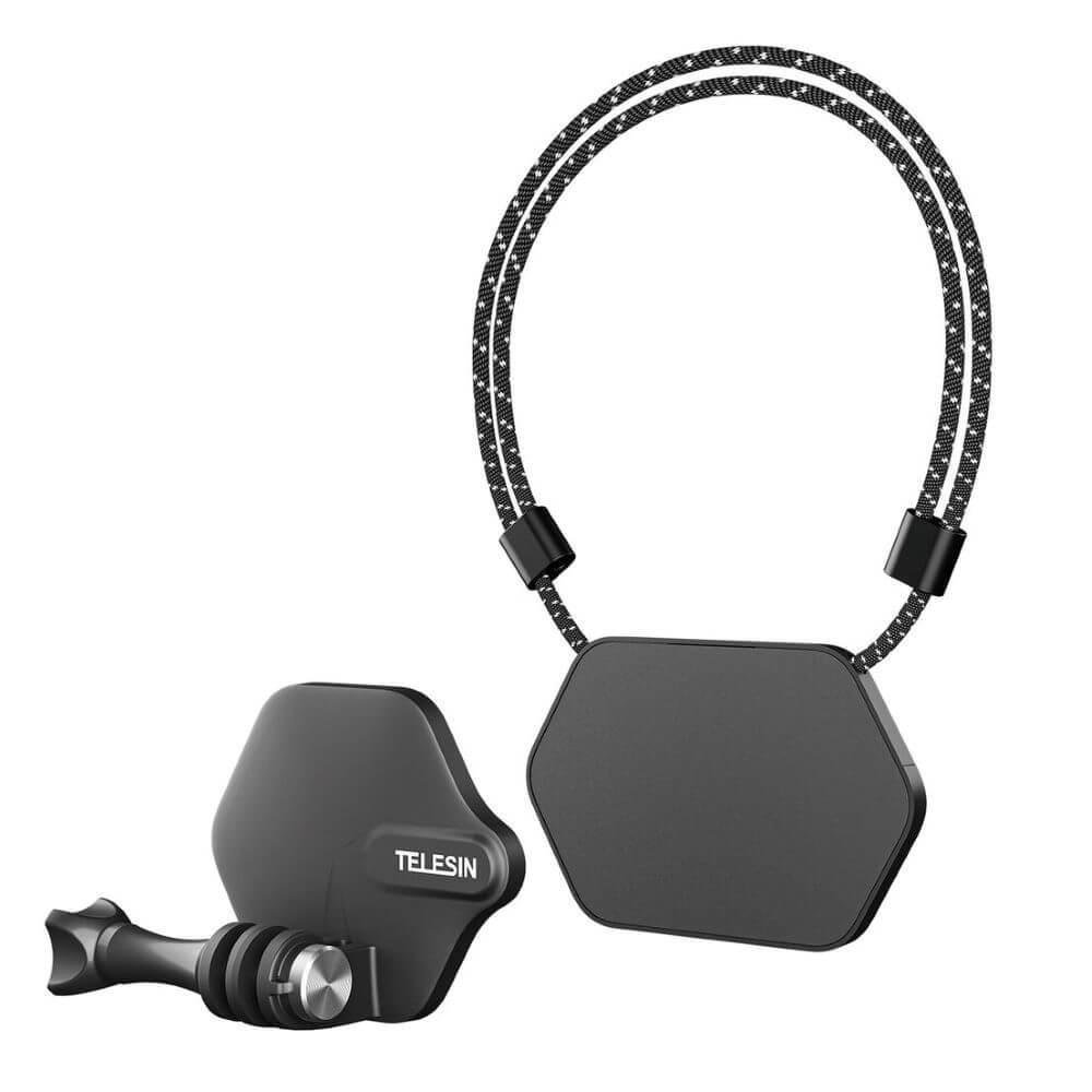 Imagem 4 de 5 do produto Suporte Para Pescoço Com Encaixe Magnético Para Gopro - Telesin