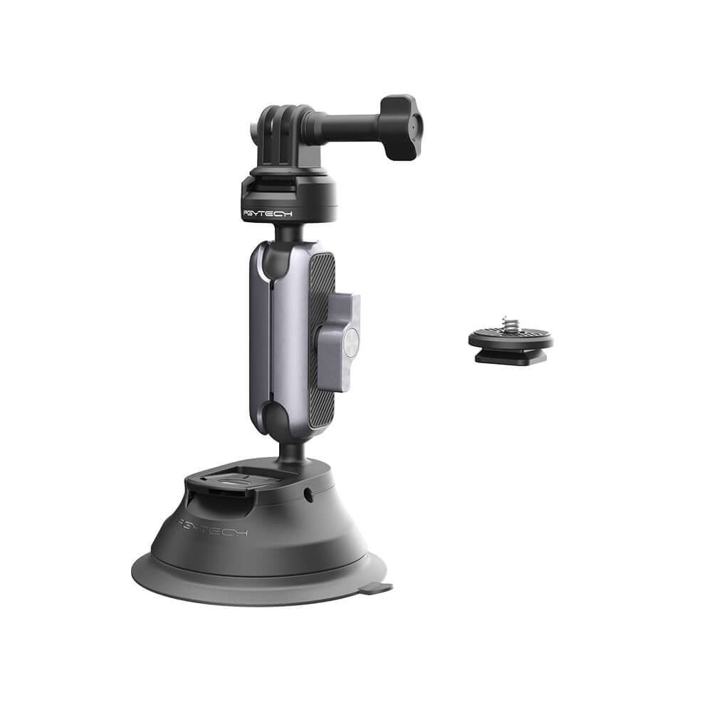 Suporte Ventosa Para Gopro Com Sistema Engate Rápido - Pgytech Caplock