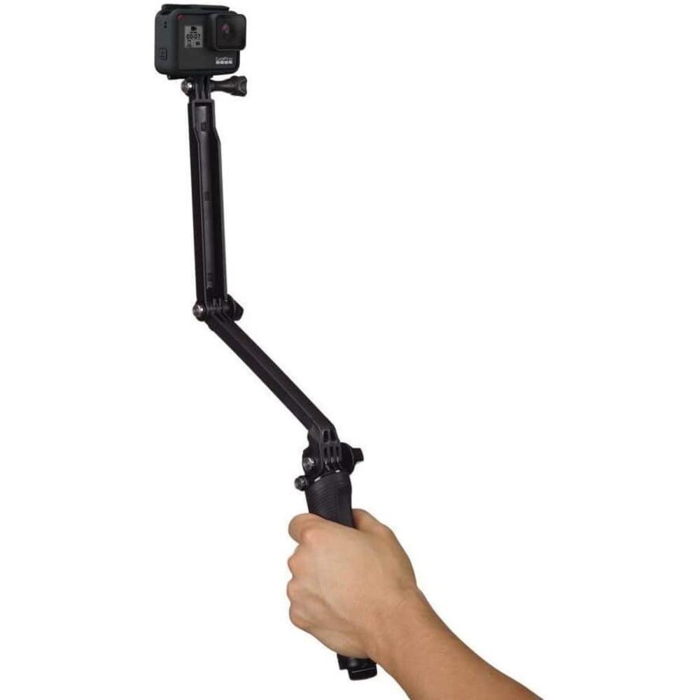 Imagem 2 de 5 do produto Kit Bastão 3 Way 3 Formas Para Action Cam + Bastão De Mão Flutuador