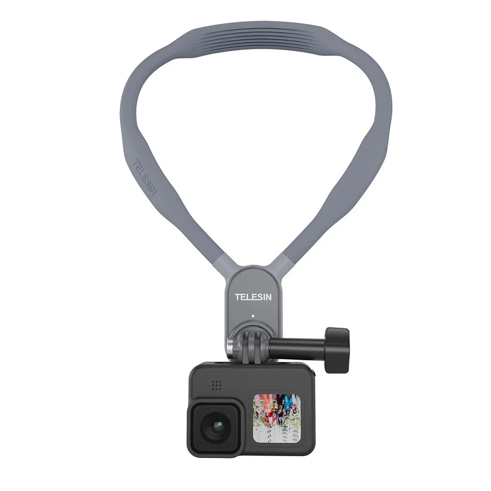 Imagem 3 de 5 do produto Alça De Pescoço Com Suporte Para Gopro E Câmeras Similares - Telesin (grande)