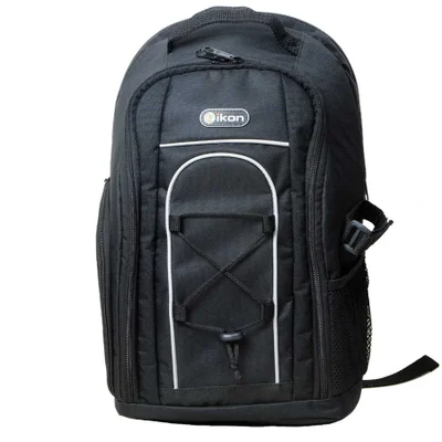Mochila Ikon Nca593/b Para Câmera Dslr, Lentes E Notebook