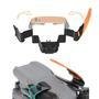 Protetor E Trava Hélices Para Dji Air 3 - Sunnylife Cor Laranja