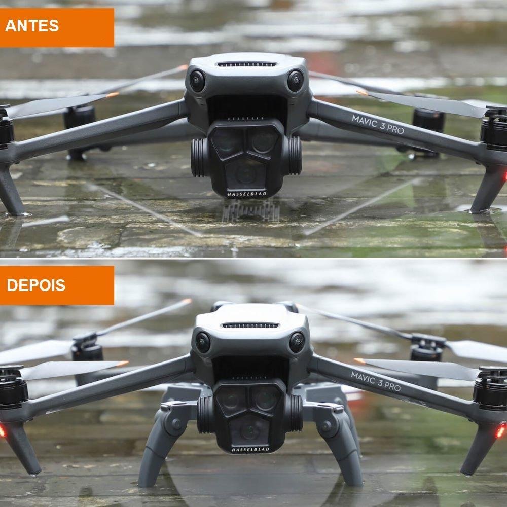 Trem De Pouso Para Drone Dji Mavic 3 Pro - Sunnylife Cor Cinza